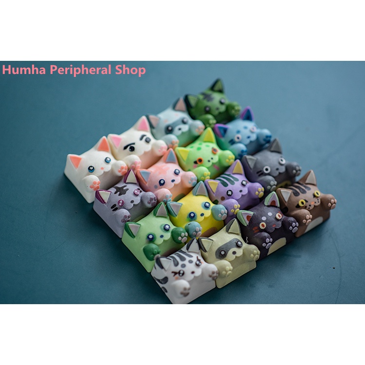 Artisan keycap Cat keycap Bàn Phím Cơ Làm Bằng Nhựa Tùy Chỉnh Được Cá Nhân Hóa