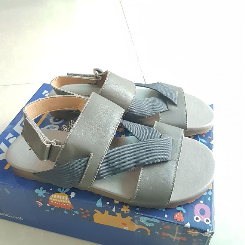 [DA THẬT] SANDAL BÉ TRAI DA THẬT size 33-&gt;36