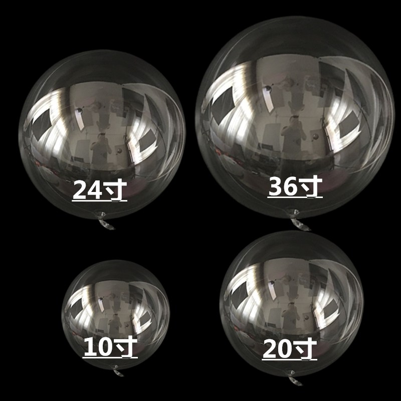 Bong bóng 12 20 24 36 inch trong suốt trang trí tiệc