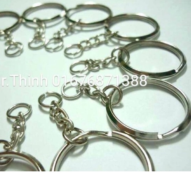 Khoen Móc Khoá Cạnh Móc Tròn - Tam Giác