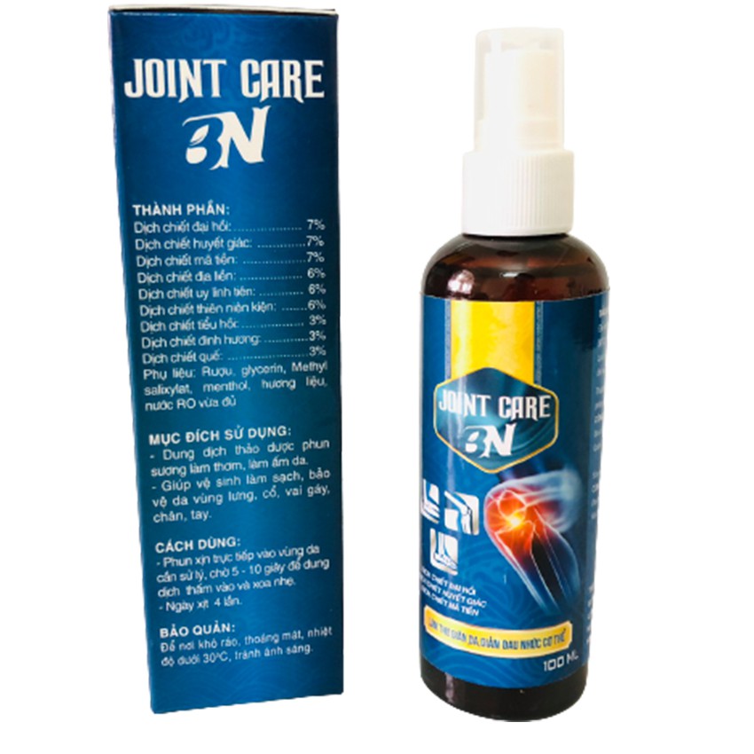 Xịt Joint Care BN Bảo vệ vùng da ở vai cổ gáy - Gia Hân