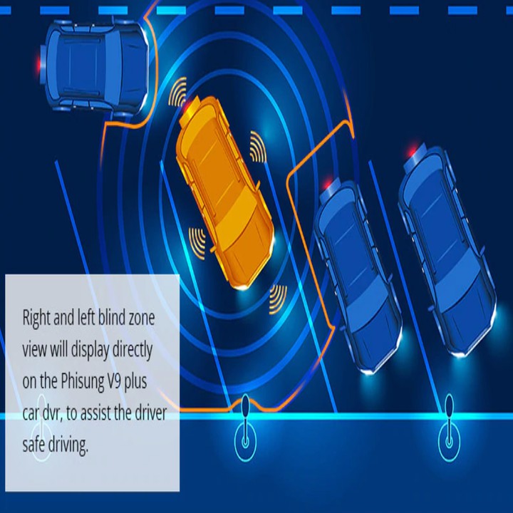 Bộ Camera hành trình 360 độ cao cấp Whexune V9 Plus tích hợp 4 camera, Android Wifi GPS - Bảo hành chính hãng 12 tháng | BigBuy360 - bigbuy360.vn