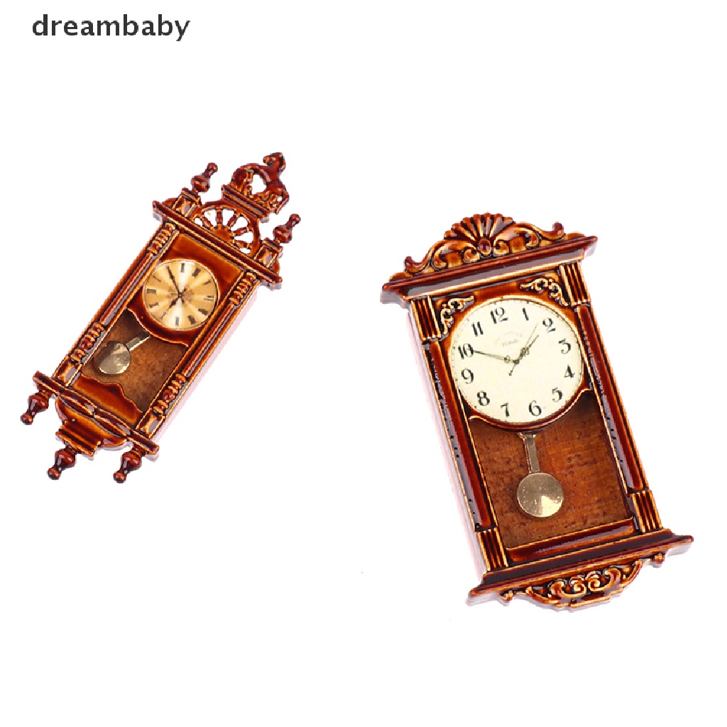 Đồng Hồ Treo Tường Mini Tỉ Lệ 1: 12 Trang Trí Nhà Búp Bê