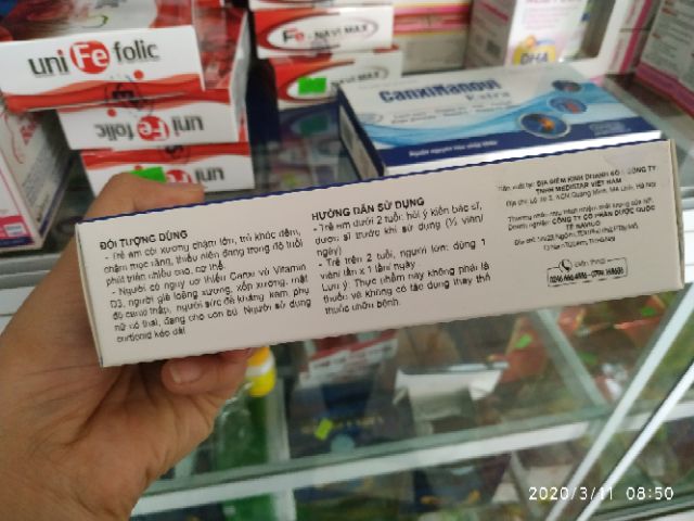 Canxi Nanovi không gây táo bón | Thế Giới Skin Care