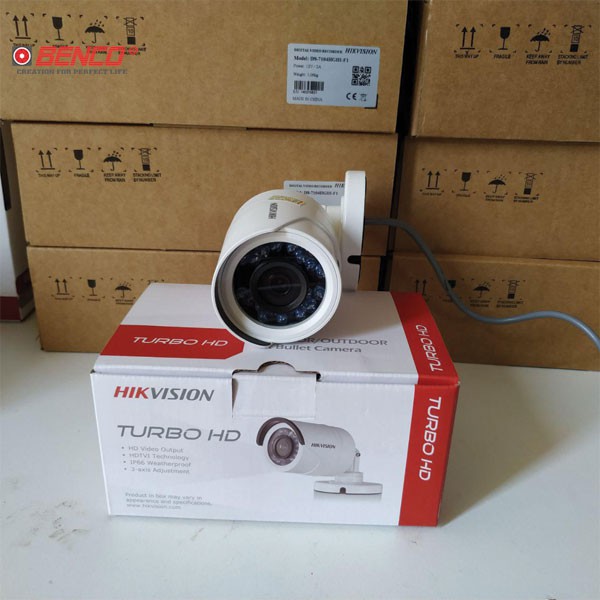 Trọn Bộ Camera Đầu ghi Hikvision 4 kênh 2MP Full 1080P - Tùy Chọn 1-4 mắt - Hàng chính hãng