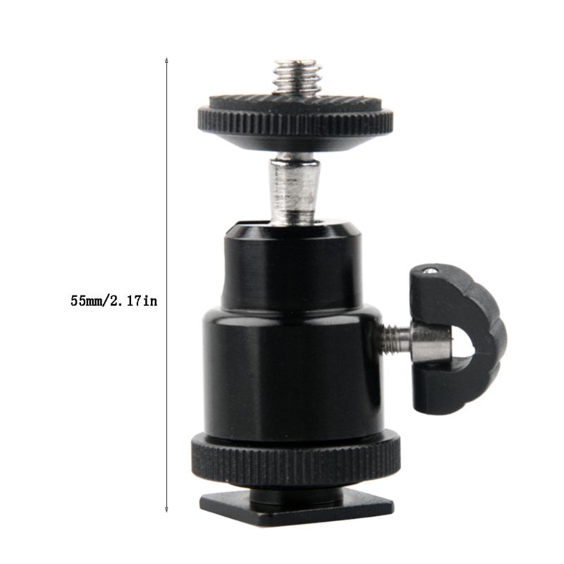 Giá đỡ đèn flash mini bằng kim loại 1/4&quot; cho máy ảnh