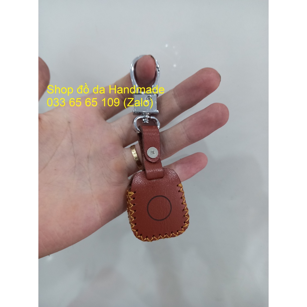 [Zinger] Bao da chìa khóa xe mitsubishi zinger bằng da bò, kèm tặng móc khóa
