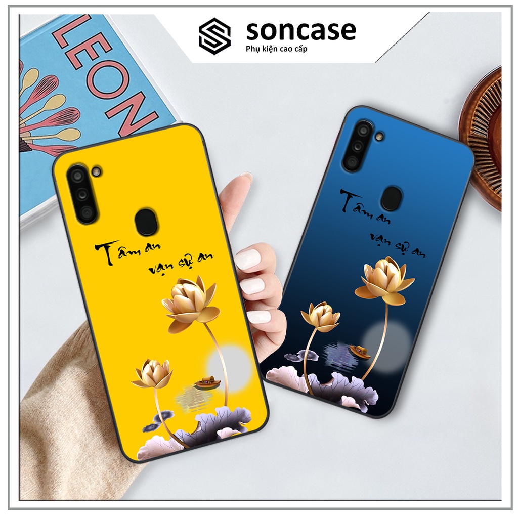Ốp Samsung A11 / M11 in hình màu Tâm An Vạn Sự An, ốp lưng cao cấp chất lượng
