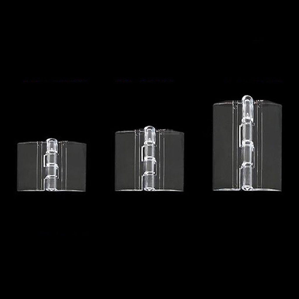 Set 10 Bản Lề Acrylic Trong Suốt 5 Kích Cỡ Tiện Dụng