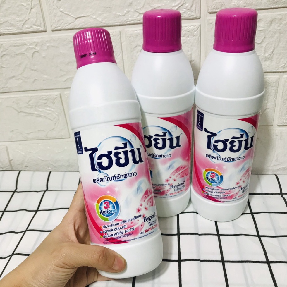 Nước Tẩy Quần Áo Trắng Và Màu Hygiene Thái Lan500-600ml