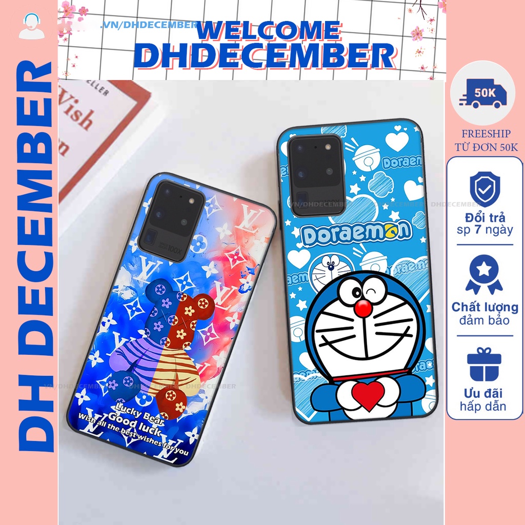 Ốp lưng Samsung Galaxy S20 ULTRA in hình gấu K@ws, gấu nâu, dor@emon RẺ- ĐẸP- BỀN