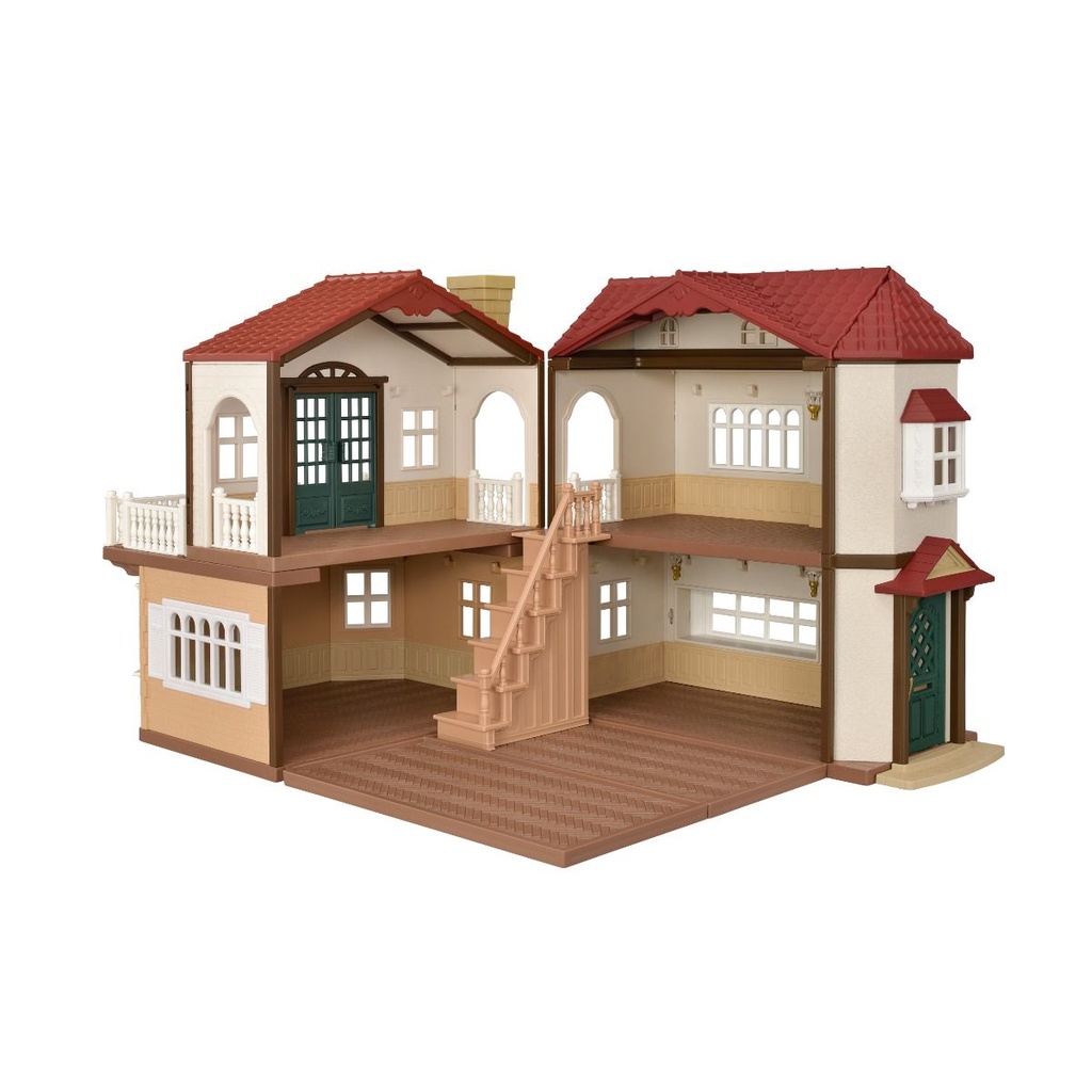 Đồ Chơi Sylvanian Families Căn Nhà Mái Đỏ Cổ Điển Phiên Bản Đặc Biệt Classic Red Roof Country Home Special Edition