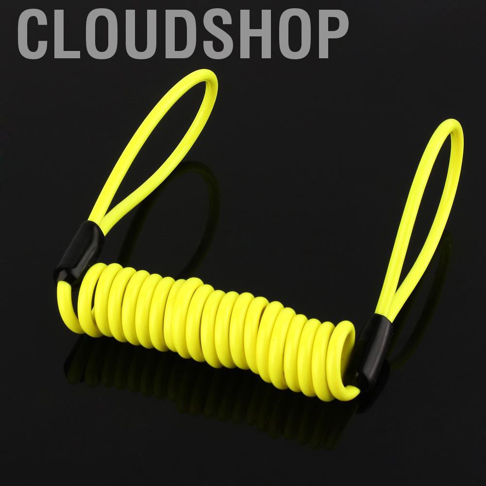 Dây Cáp Khóa Đĩa Xe Máy / Xe Đạp Atv 35mm Màu Vàng | BigBuy360 - bigbuy360.vn