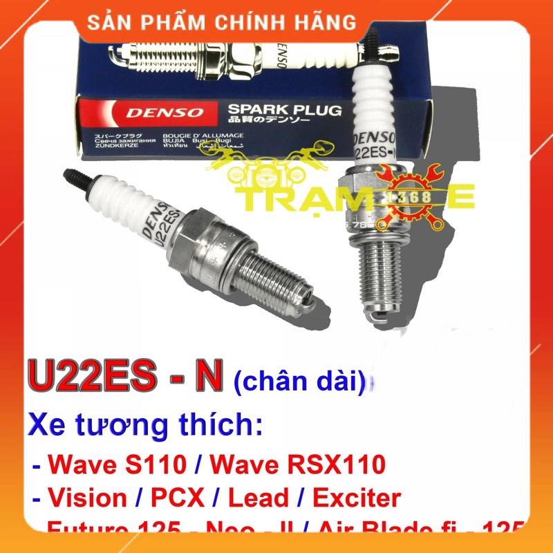 Bugi Denso Chính Hãng Sử Dụng Cho Mọi Loại Xe Máy Chân Ngắn U20FS Chân Dài U22ES