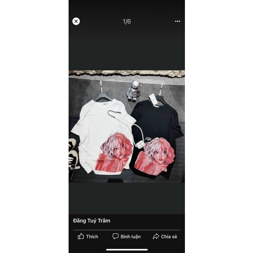 Áo Thun Nữ Form Rộng , Áo Phông Unisex In Hình Cotton Mịn Mát Không Xù về hàng siêu chất Siêu Đẹp ( kèm ảnh thật )