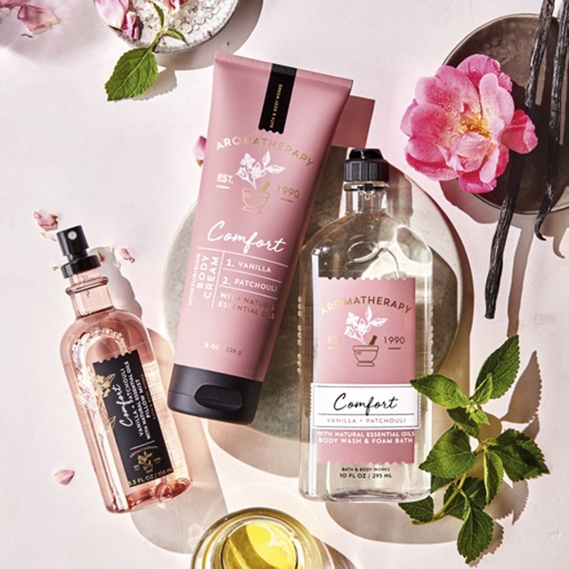 Gel & Cream tắm Bath and Body works dòng aromatheraphy