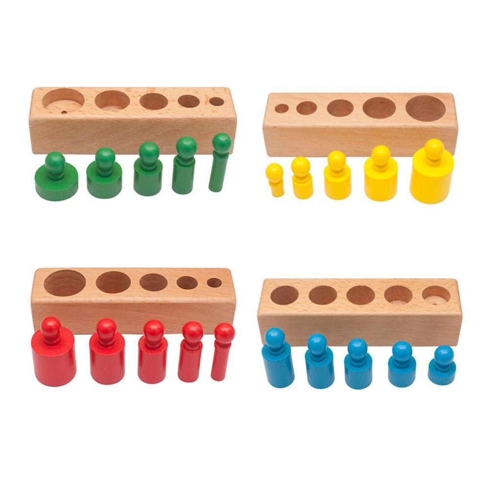 CHOOKEY Đồ Chơi Xếp Hình Núm Vặn Bằng Gỗ Giáo Dục Theo Phương Pháp Montessori