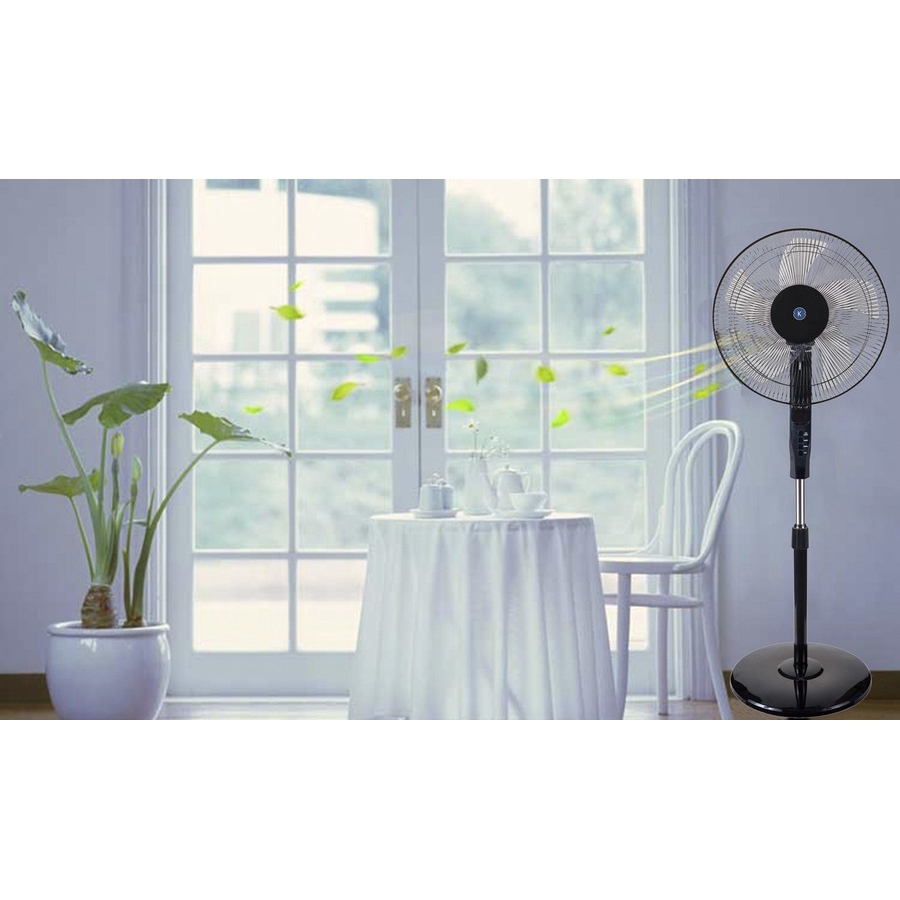 Quạt điện đa năng có remote Kachi MK143 45W - Màu đen | BigBuy360 - bigbuy360.vn