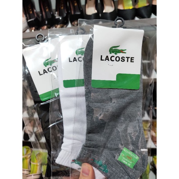 Tất cổ thấp lacoste