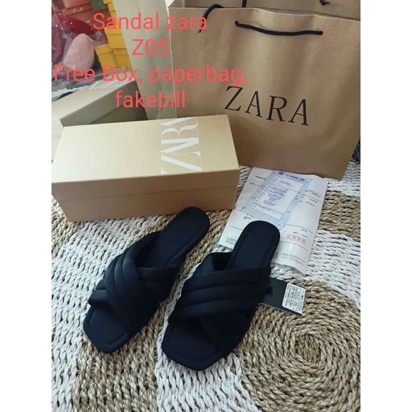 Zara Giày Sandal Thời Trang Dạo Phố Sành Điệu Z05