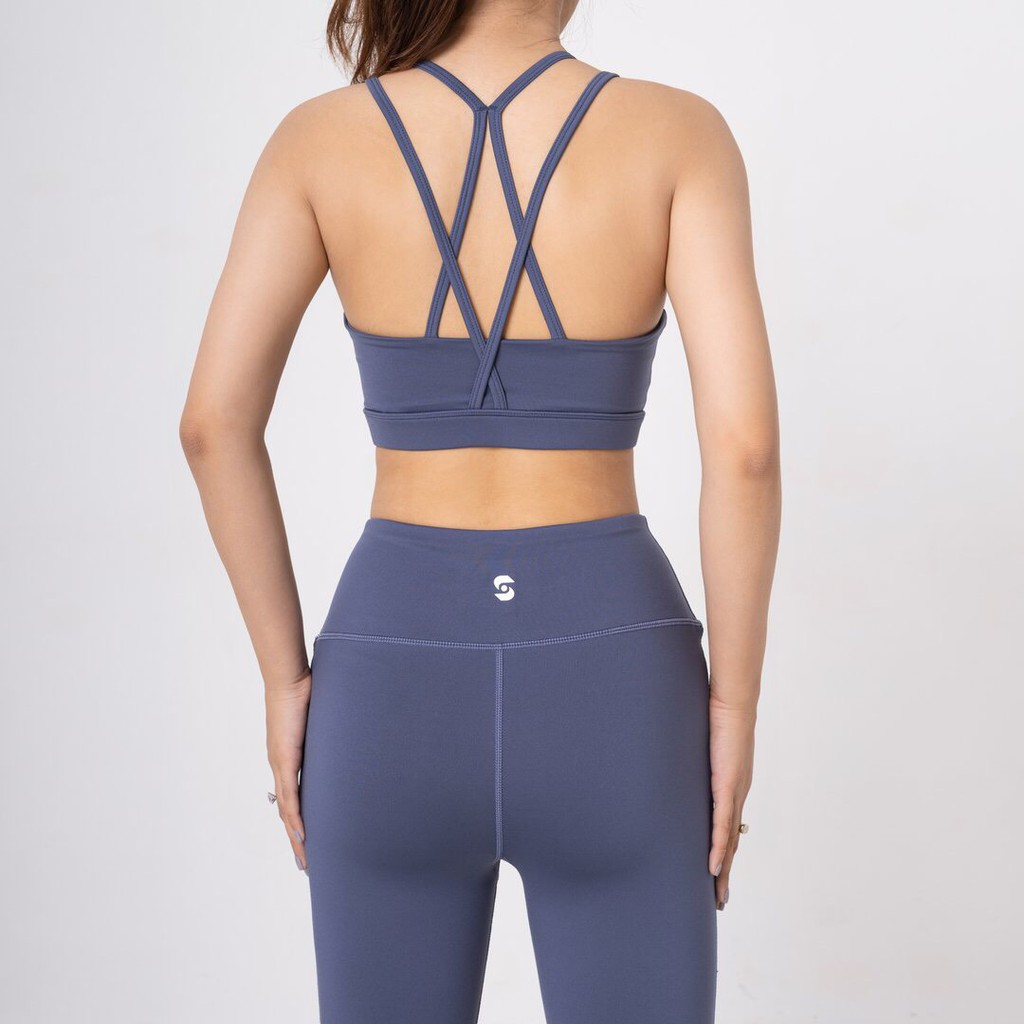 SET LỬNG QUẦN ĐAN DÂY ÁO BRA SIÊU HOT TẬP YOGA, GYM