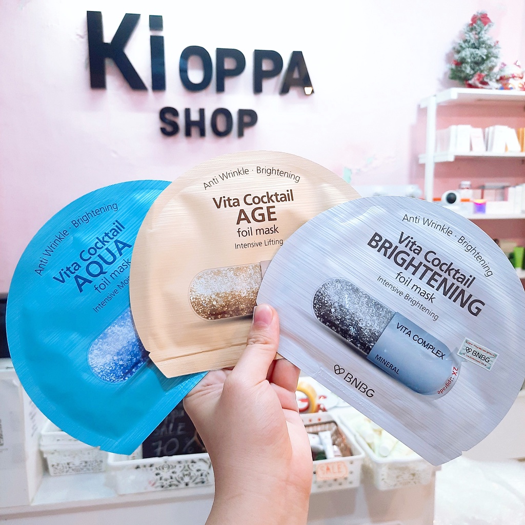 Mặt nạ BNBG Vita Genic Jelly Mask / Vita Cocktail Foil Mask