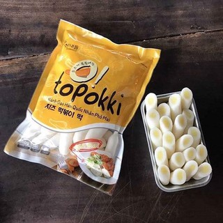 Bánh gạo tokpokki nhân phô mai (500g)- Sannadle