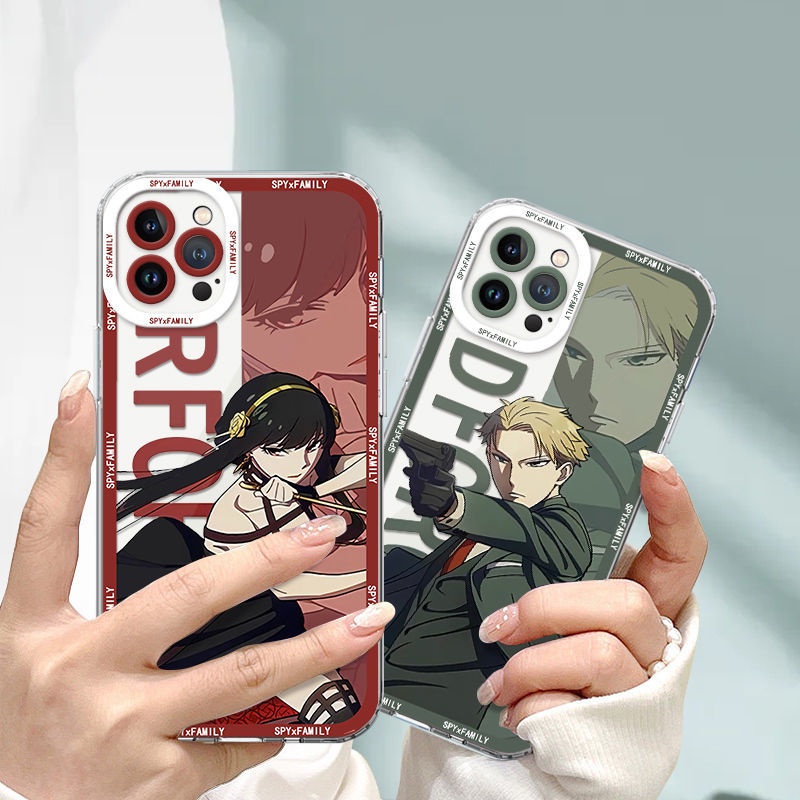 Ốp Điện Thoại In Chữ spy × family Yor Forger Loid Forger Cho iPhone 13 12 11 pro promax x xs xsmax xr 13mini 12mini 7 8 plus