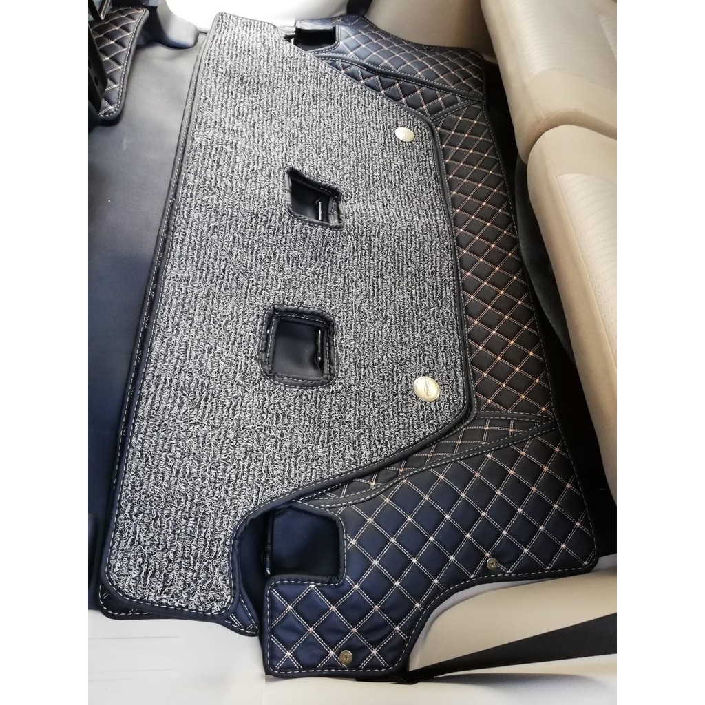 Thảm Trải Lót Sàn Ô Tô 6D Cho Xe Mitsubishi Xpander Da PU Trám Cao Cấp, Không Mùi, Chống Nước 100%