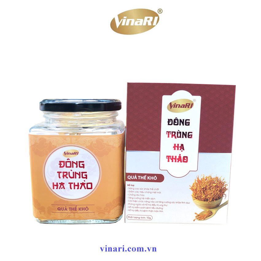 Đông Trùng Hạ Thảo Quả Thể Khô 10gr VINARI | BigBuy360 - bigbuy360.vn