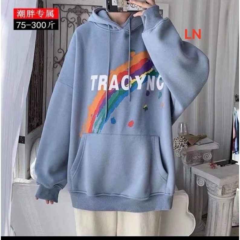 Áo hoodie 5D cầu vồng LN11