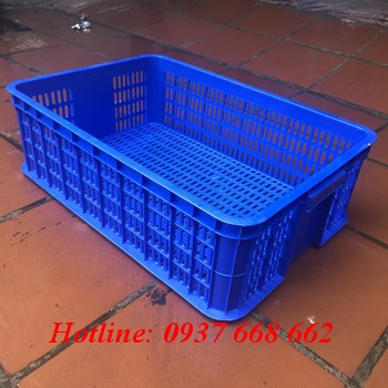 Thùng nhựa rỗng Hs009 - Kt: 610x420x190 mm