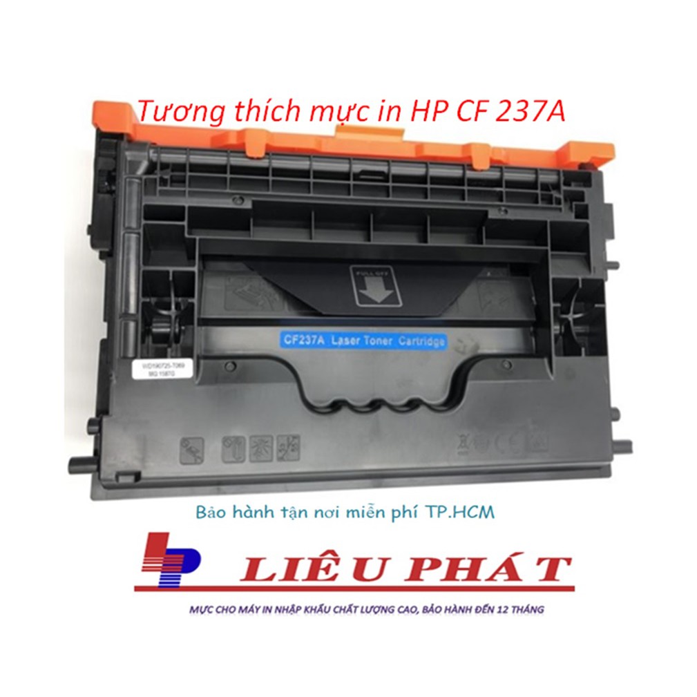 Hộp mực in CF 237A (37A) dùng cho máy in HP LaserJet M607n, M607dn, M608n, M608dn, M608x, M609dn - 37A Laser đen trắng