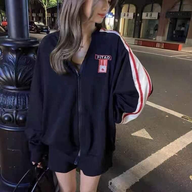 [ RẺ VÔ ĐỊCH]Áo khoác nam nữ thể thao PITAO 3 sọc 🌸Áo sweater hoodie nỉ bông kiểu dáng thể thao form rộng unisex | BigBuy360 - bigbuy360.vn