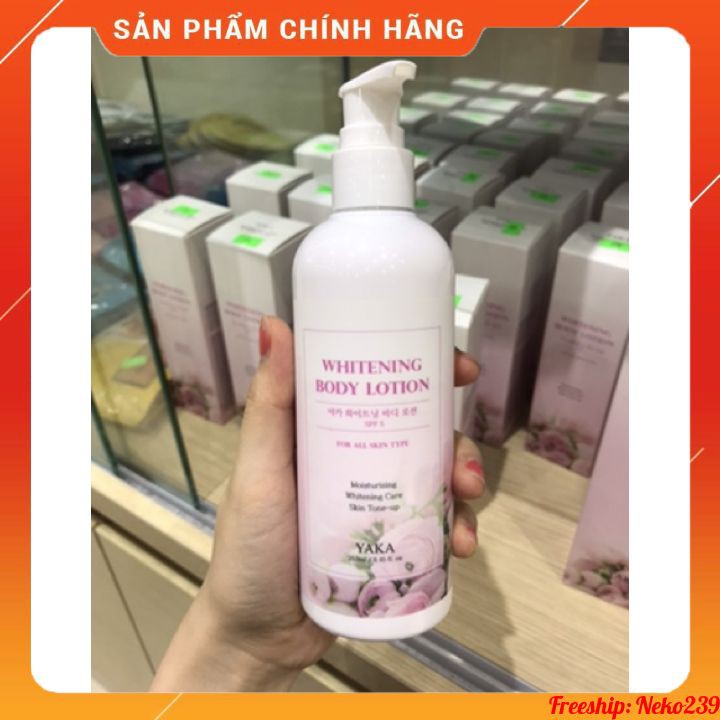 DƯỠNG THỂ LÀM TRẮNG DA TỨC THÌ YAKA WHITENING BODY LOTION