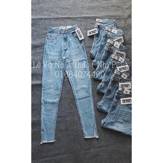 Quần jeans xuất xẻ lai