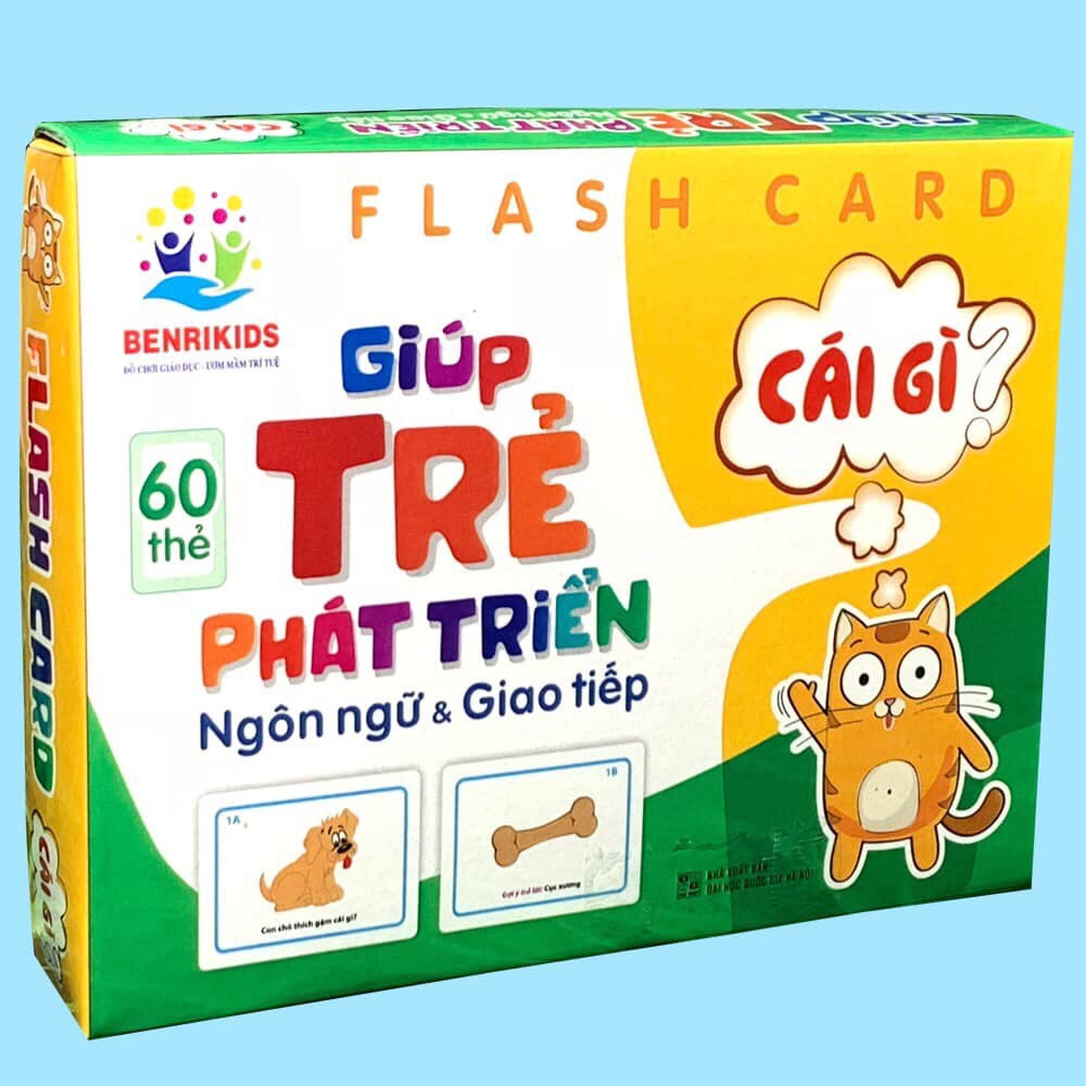 bộ 300 Thẻ Học Thông Minh Flashcards Giúp Trẻ Phát Triển Ngôn Ngữ