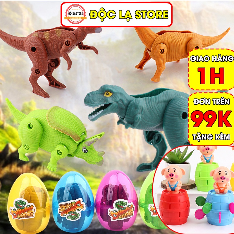 Đồ chơi trứng khủng long cho bé - Đồ chơi mô hình trứng khủng long