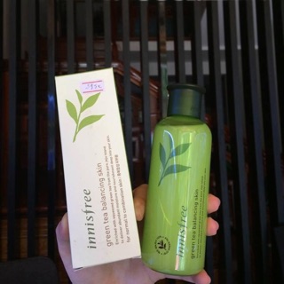 Nước Hoa Hồng Trà Xanh #Innisfree Green Tea Balancing Skin ( for normal to combination skin: da thường đến da hỗn hợp )