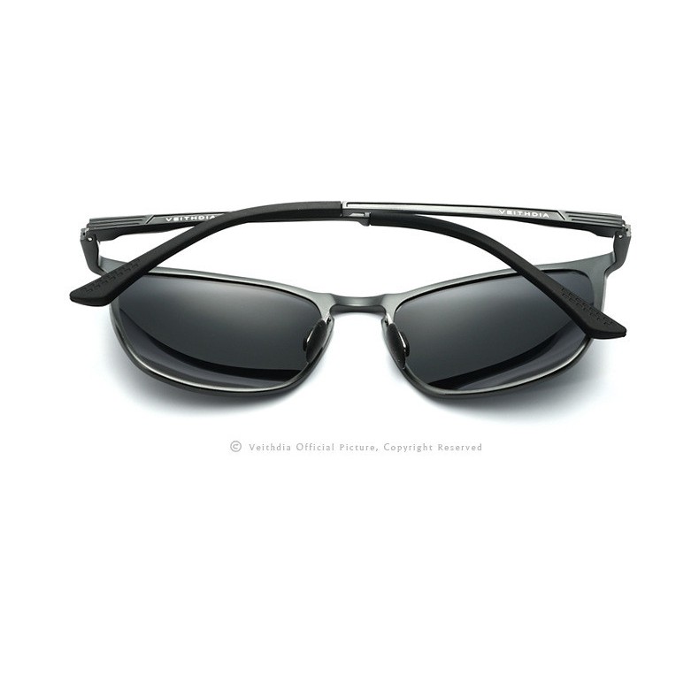 Phụ kiện thời trang VEITHDIA 6630 Nam Thời trang Trọng lượng nhẹ Full Frame Nhôm Magie đầy màu sắc Kính râm lái xe đánh cá phân cực