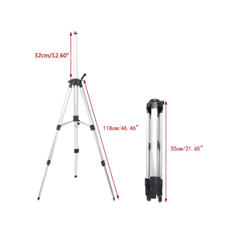 Giá Đỡ Ba Chân Bằng Nhôm Carbon Whi 150cm 5 / 8 Cho Gậy Ba Chân Điều Chỉnh Được Chiều