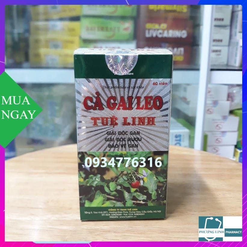 Cà Gai Leo Tuệ Linh - Giải Độc Gan, Giải Rượu- Hộp 60 viên