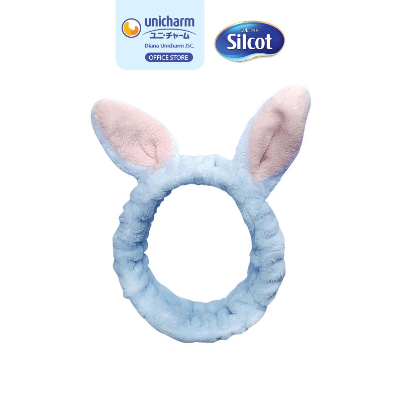[HB Gift] - Băng đô rửa mặt tai thỏ Unicharm #1