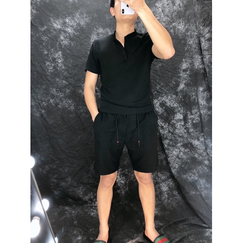 Bộ đũi nam, Set đũi quần dài đũi áo đũi cộc tay , Quần Short + áo cộc chất Mát Nhẹ