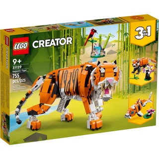 31129 Đồ chơi lắp ráp Iego Creator 3in1 Majestic Tiger - Cọp dũng mãnh đồ chơi xếp hình 3 trong 1