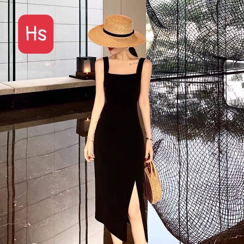 Váy 2 dây bèo vai HS6