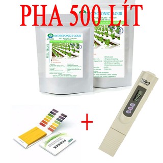Combo lá 75k + 1 bút tds + 1 tập giấy đo ph