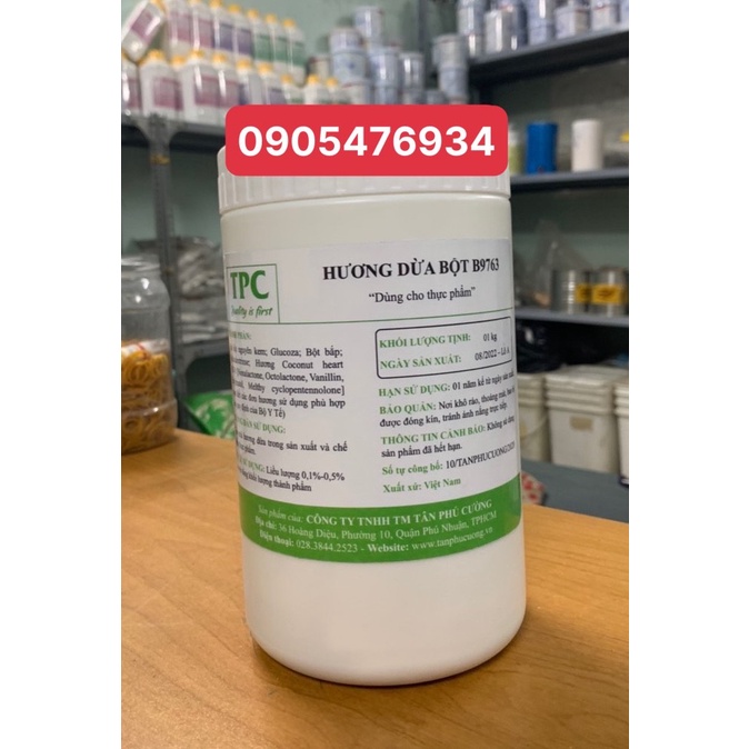 bột hương dừa mã lai B9763 lon 1kg . Siêu siêu thơmmm