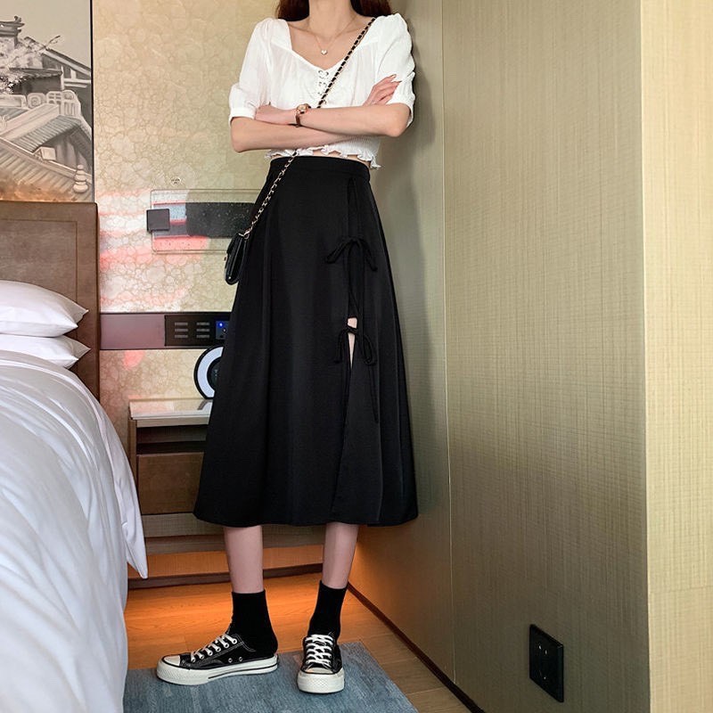 Chân Váy Xẻ Phối Dây Buộc Chéo | BigBuy360 - bigbuy360.vn