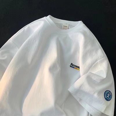 Áo Thun Tay Ngắn Cổ Tròn Dáng Rộng In Chữ Cỡ Lớn Thoải Mái Thời Trang Mùa Hè Cho Nam M-5XL